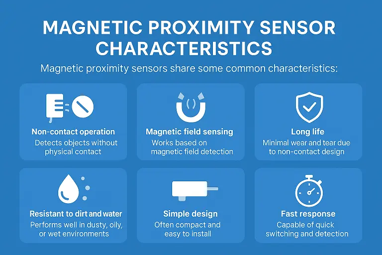 Magnetic Proximity Sensor Characteristics
